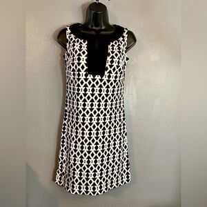 NY&CO black&white sleeveless dress nwot